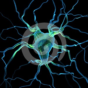 Neurons abstract background