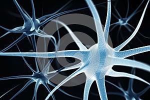 Neurons abstract background