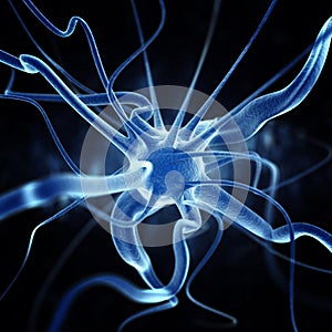 Neurons abstract background