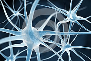 Neurons abstract background