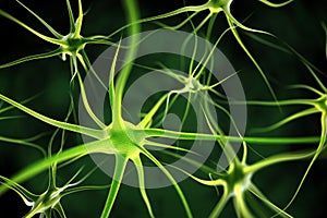 Neurons abstract background photo