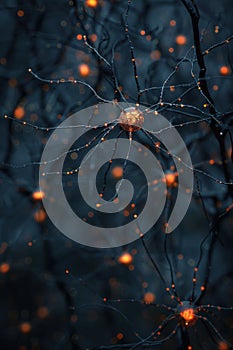 Neurons in the brain