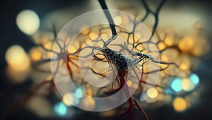 Neurons, brain cells, neural network