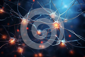 Neurons in the brain. Neuron model