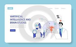 Neuroplasticity. Flat Vector Illustration