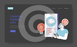 Neuroplasticity. Flat Vector Illustration