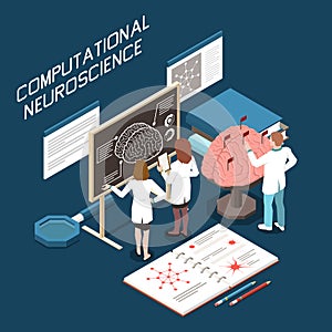 Neuroscience Isometric Composition