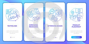 Neuroscience usage onboarding mobile app page screen