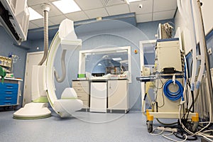 Neurosurgery equipment in a hospital
