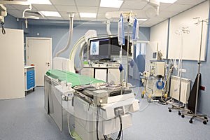 Neurosurgery room in a hospital