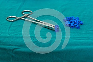 Neurosurgical instrument for hemostasis of scalp in brain surgery photo