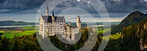 Neuschwanstein Castle in Fussen, Germany