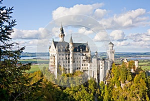 Neuschwanstein castle in Germany