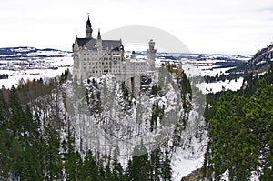 Neuschwanstein castle in Germany.