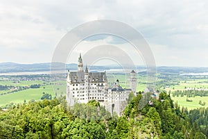 Neuschwanstein Castle in Munich, Germany