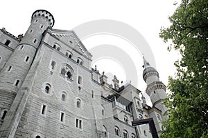 Neuschwanstein Castle. Neuschwanstein, Germany. UNESCO World Cultural Heritage Ludwig castles.