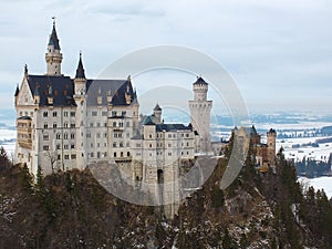 Neuschwanstein Castle in the Winter photo
