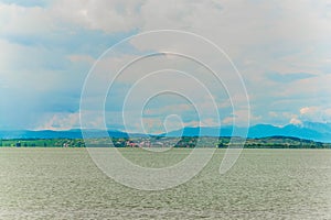 neusiedlersee lake on the border between Austria and Hungary...IMAGE