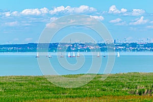 neusiedlersee lake on the border between Austria and Hungary...IMAGE