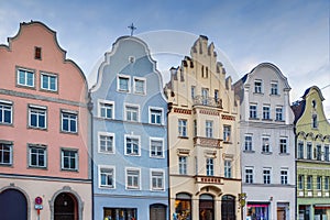 Neustadt street in Landshut, Germany