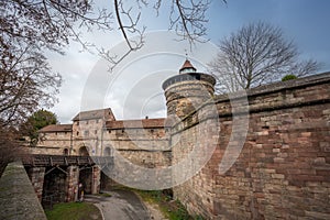 Neutorturm Tower and Neutor Gate - Nuremberg, Bavaria, Germany