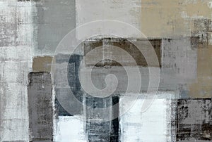 Neutral Abstract Art Painting