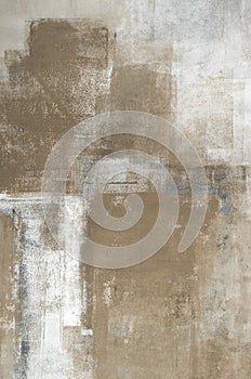 Neutral Abstract Art Painting photo