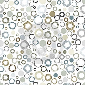 Neutral color seamless pattern