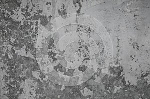 Neutral gray background. Grunge texture of concrete wall