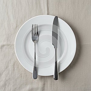 Of a neutral, woven fabric texture, emphasizing a minimalist