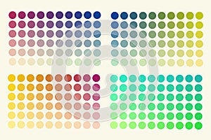 Neutrals color palette, procreate swatches, workpiece icons