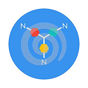 Neutron Isolated Vector icon that can be easily modified or edited