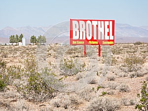 Nevada Brothel sign