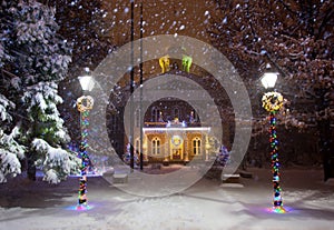 Nevada Capitol in winter