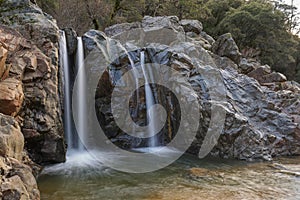 Waterfall at the base of Spring Creek