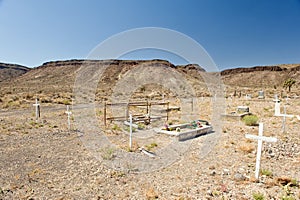 Nevada desert cemetery