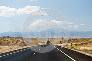 Nevada desert highway photo