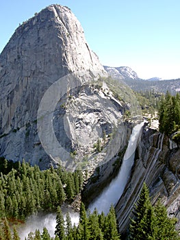 Nevada Fall from John Muir Trail