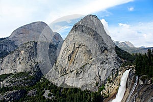 Nevada Fall and Liberty Cap, Yosemite National Park