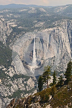 Nevada falls from Sentinel Dome photo