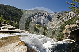 Nevada Falls at the Yosemite National Park