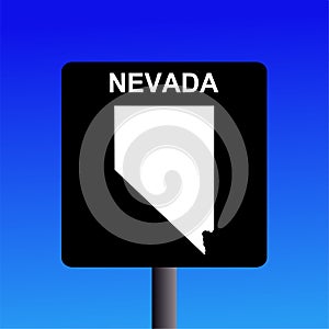 Nevada highway sign