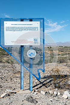 Nevada historical marker, Von Schmidt survey