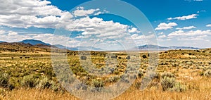 Nevada plains surrounding Highway 50, the loneliest road in America