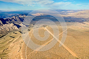 Nevada's desert near Las Vegas, USA