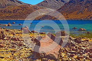 Nevado de Toluca, old Volcano near Toluca Mexico photo