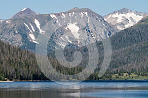 Never Summer Mountain Range within Rocky Mountain National Park, Colorado.