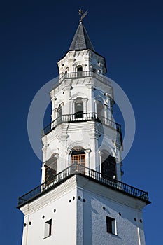 Nevjansky falling tower of XVIII century photo