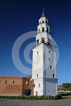 Nevjansky falling tower of XVIII century photo