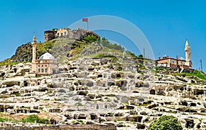 Nevsehir Castle in Cappadocia, Turkey